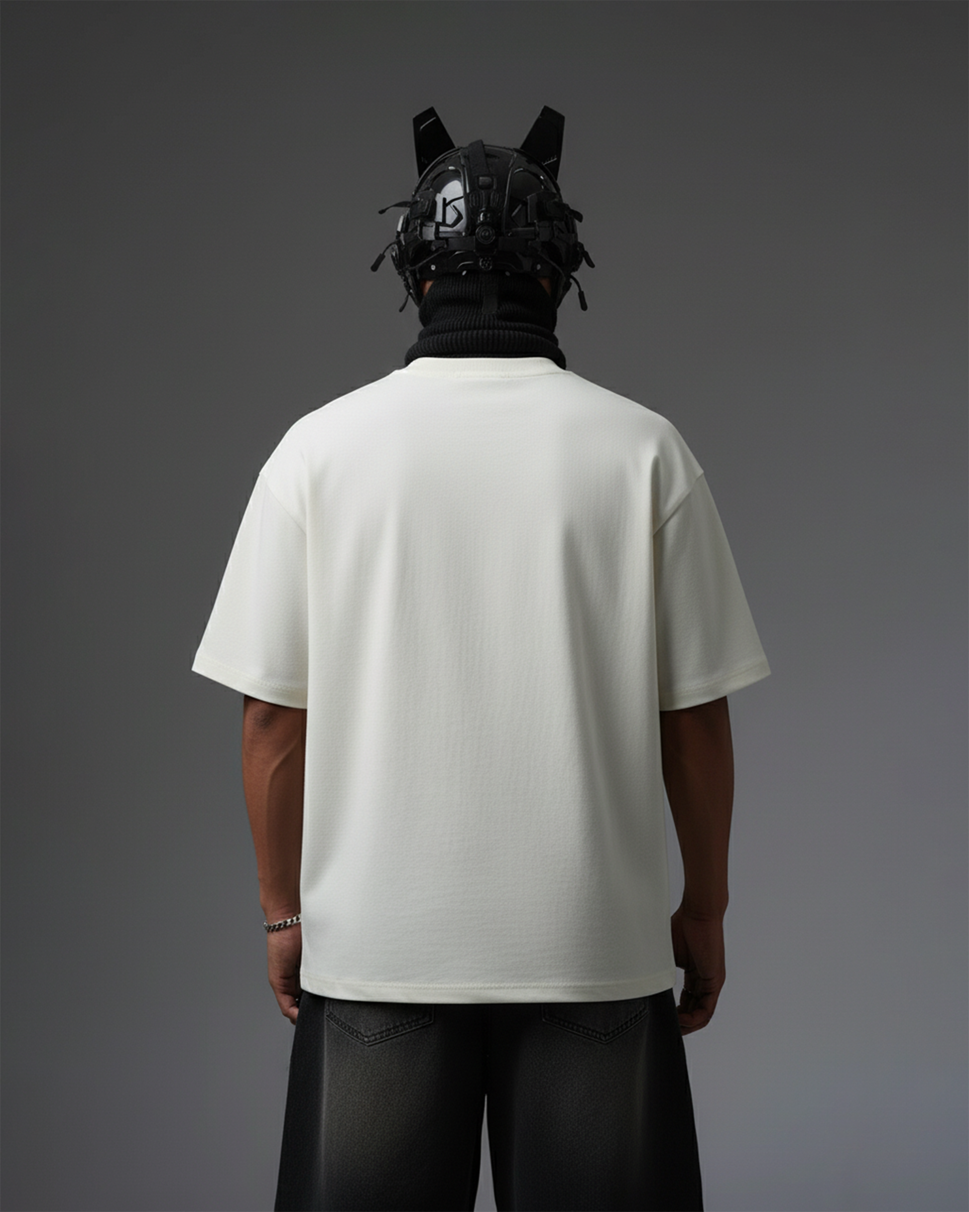 SENIOR TEDDY EMBROIDERY OVER-SIZED T SHIRT