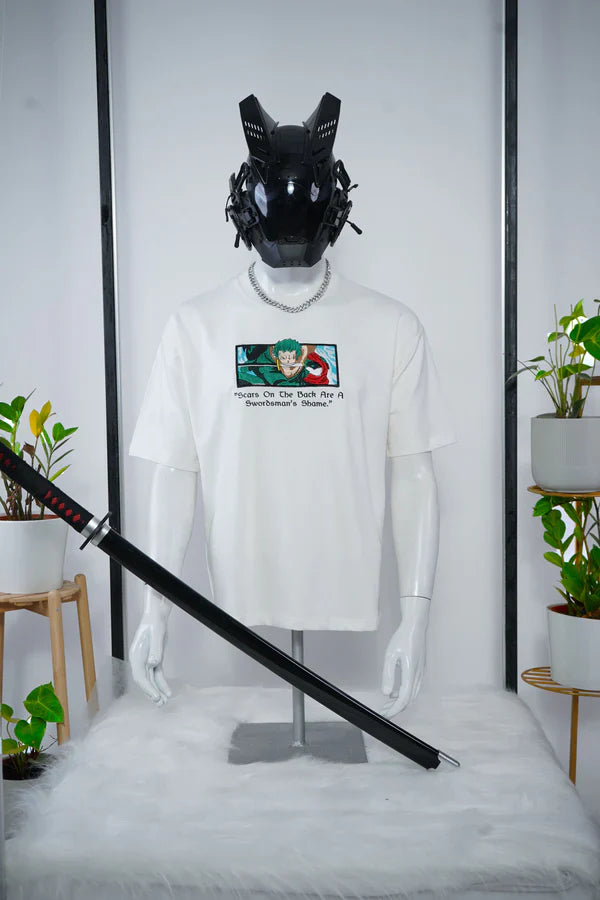 ZORO EMBROIDERY OVER-SIZED T SHIRT - My Store