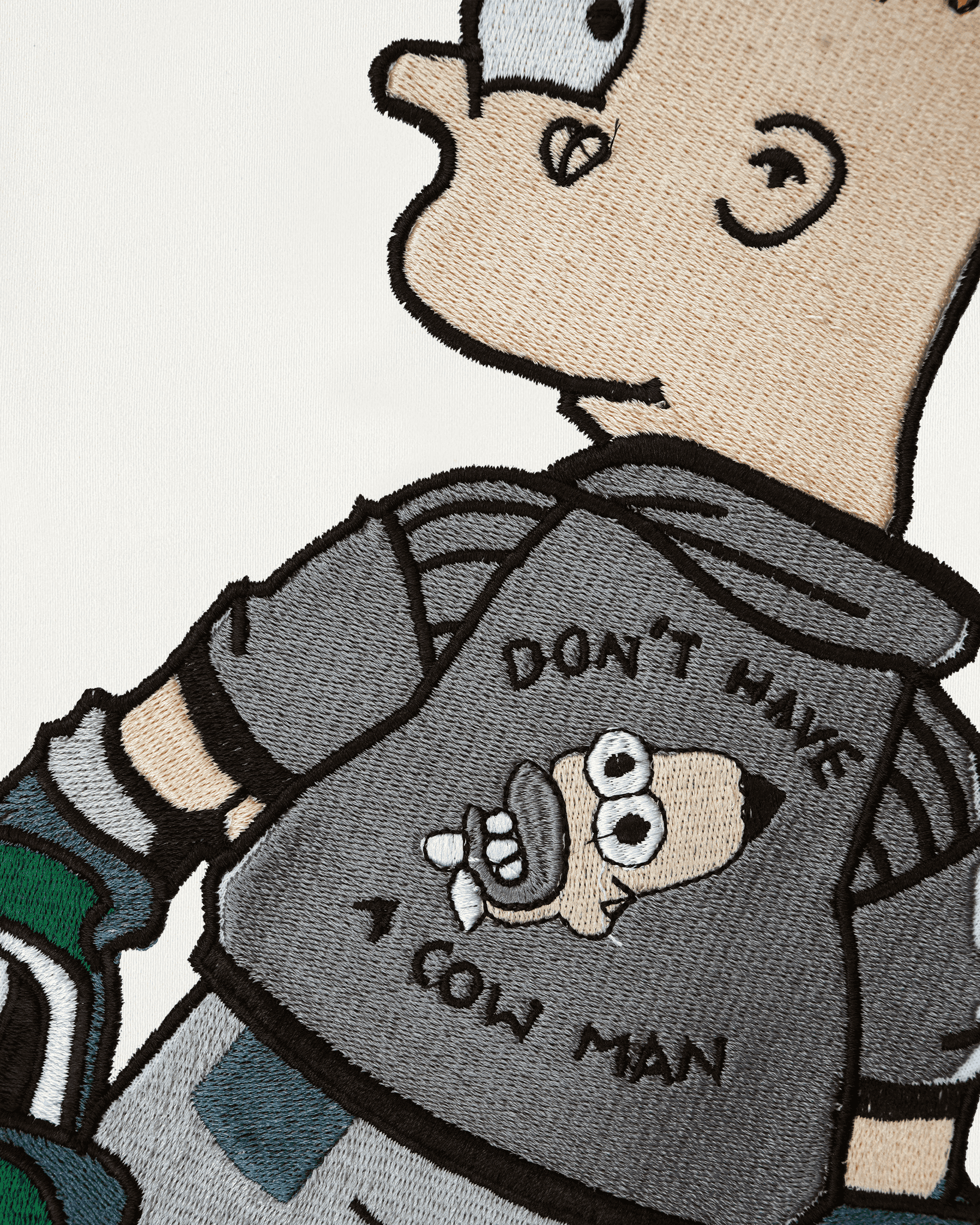HOWLEY EMBROIDERY OVER-SIZED T SHIRT