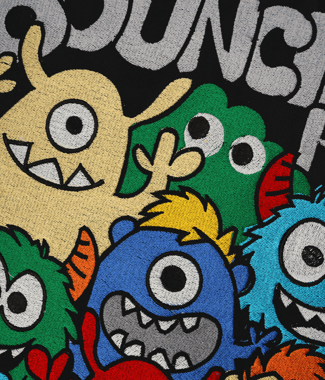BOUNCING KIDZ EMBROIDERY OVER-SIZED T SHIRT