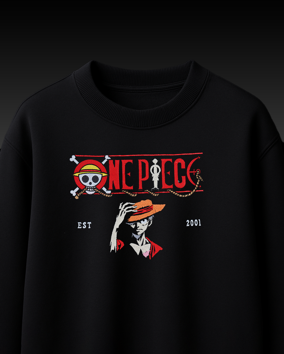ONE-PIECE EMBROIDERY OVER-SIZED T SHIRT
