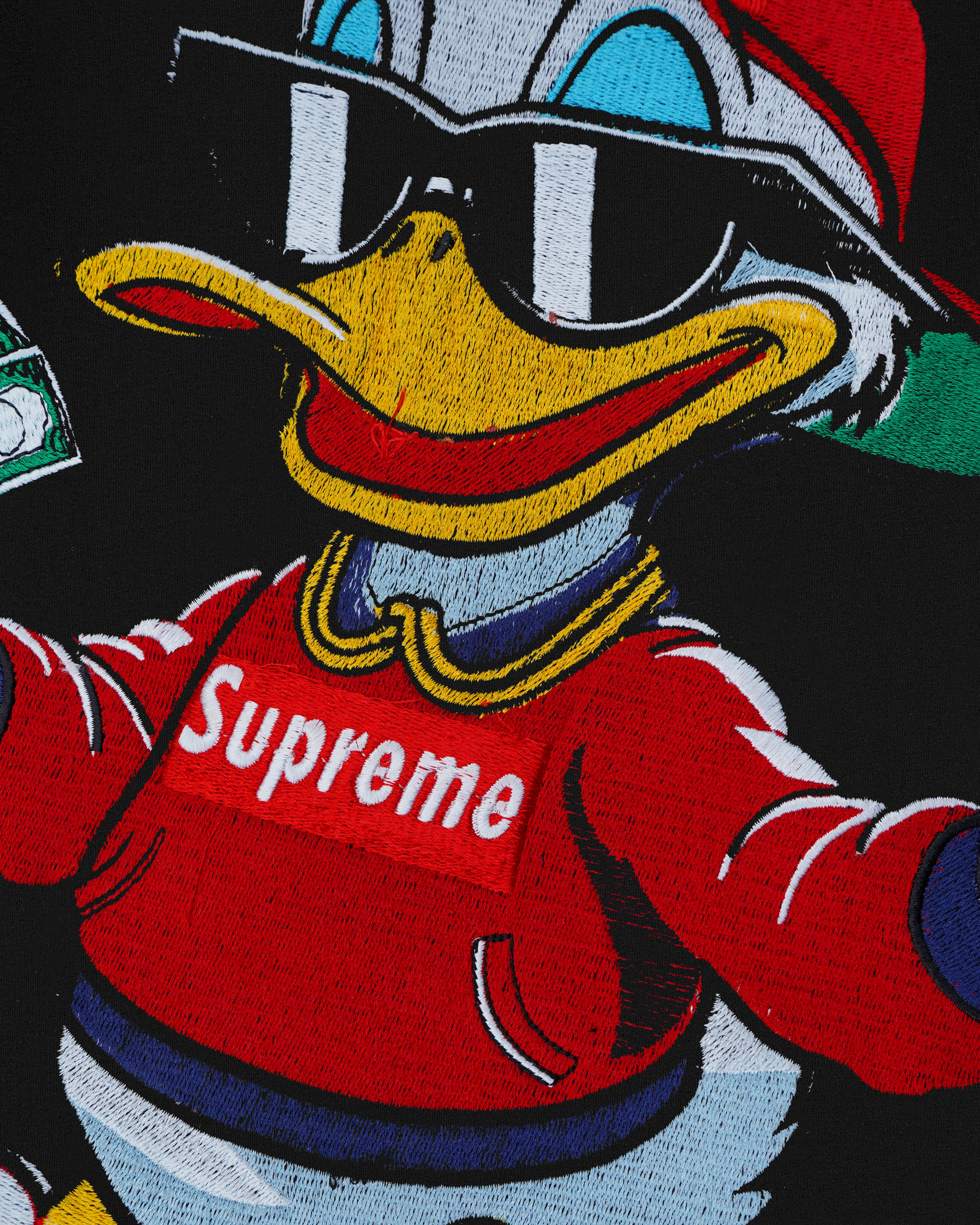 PENINSULA DUCK EMBROIDERED OVER-SIZED HOODIE