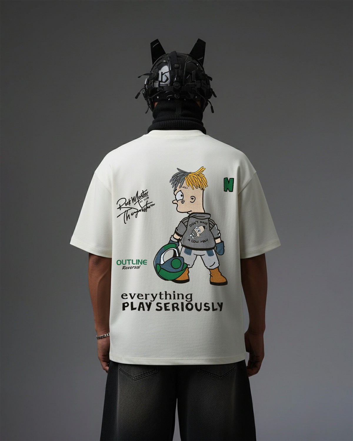 Howley Embroidery Over-Sized T Shirt