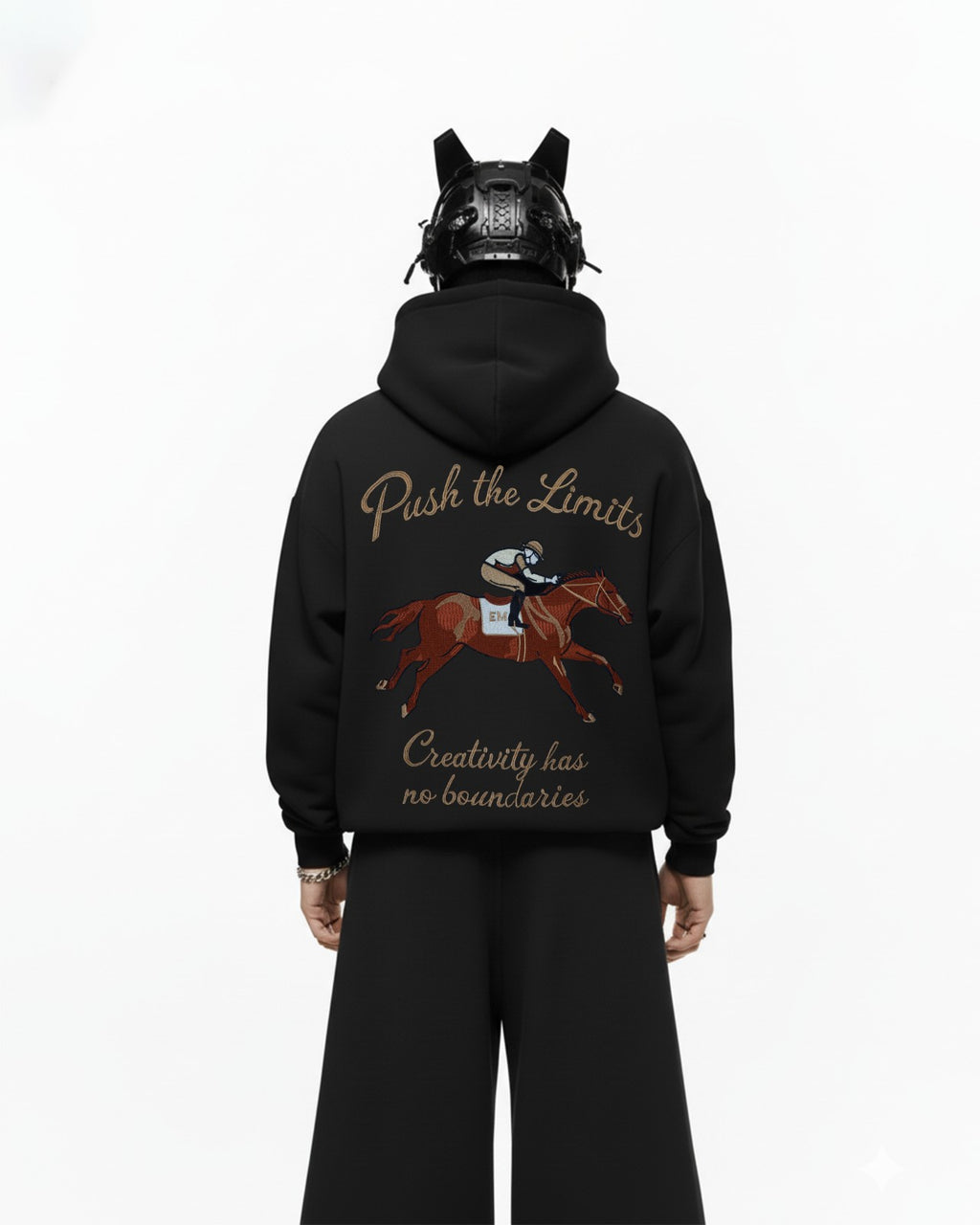 Horse Legacy Embroidery Oversized Hoodie