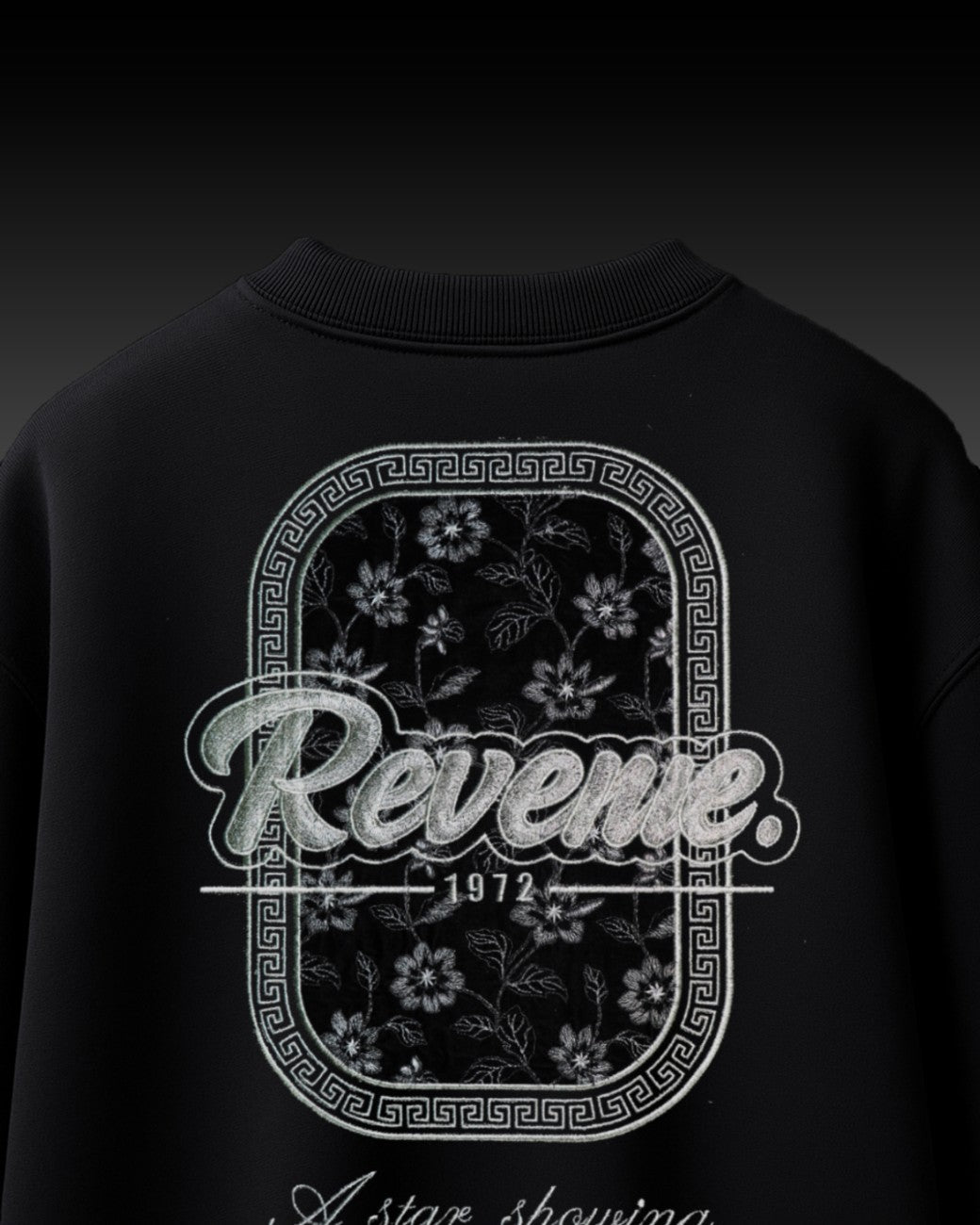 Revenue Applique Embroidery Oversized T-Shirt