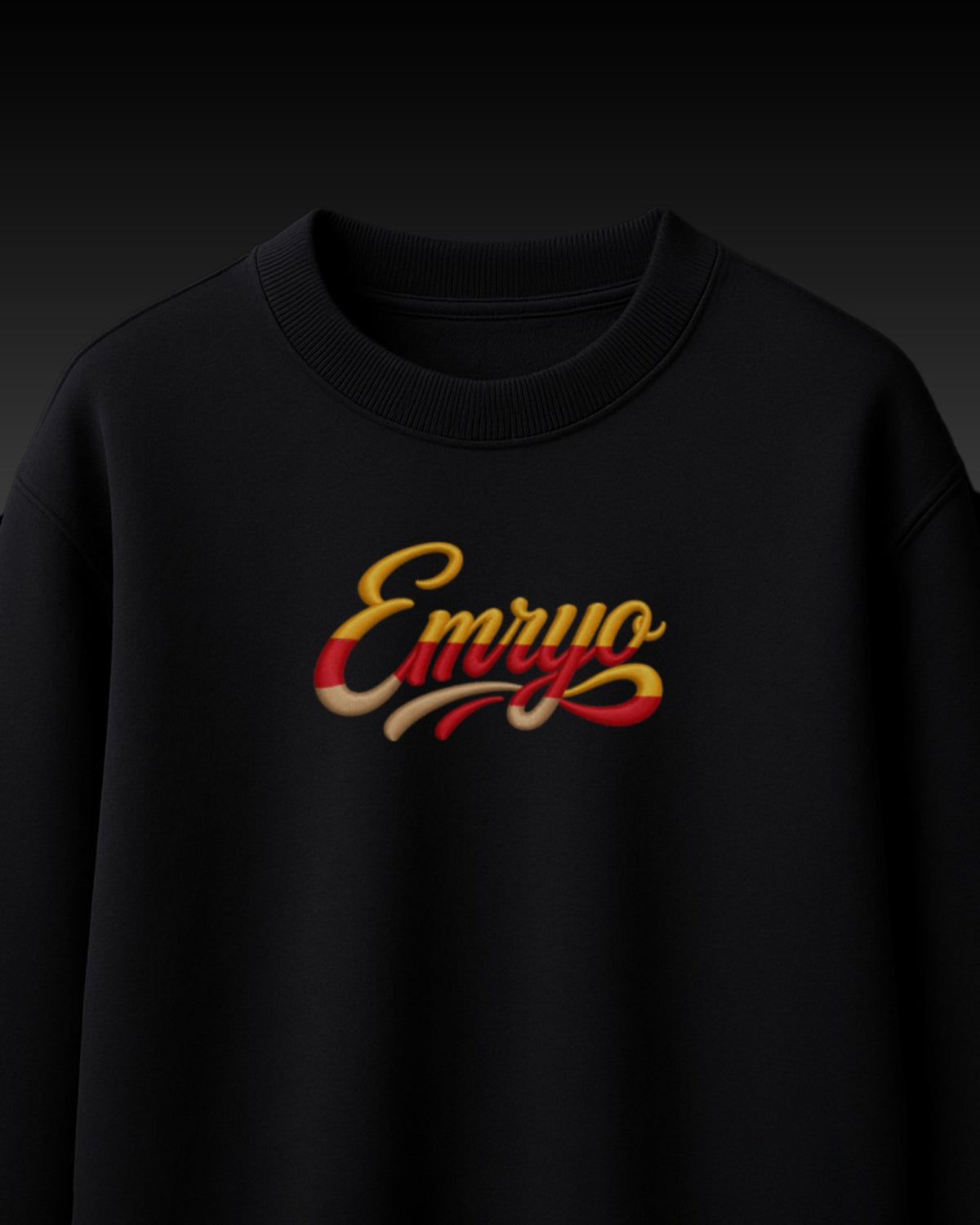 Faith Over Fear Embroidery Oversized T-Shirt
