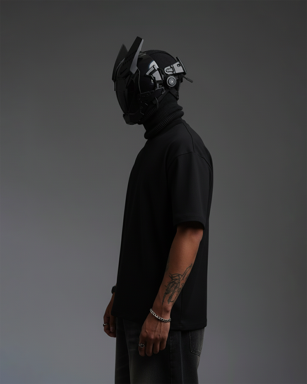 BERSERK EMBROIDERY OVER-SIZED T SHIRT