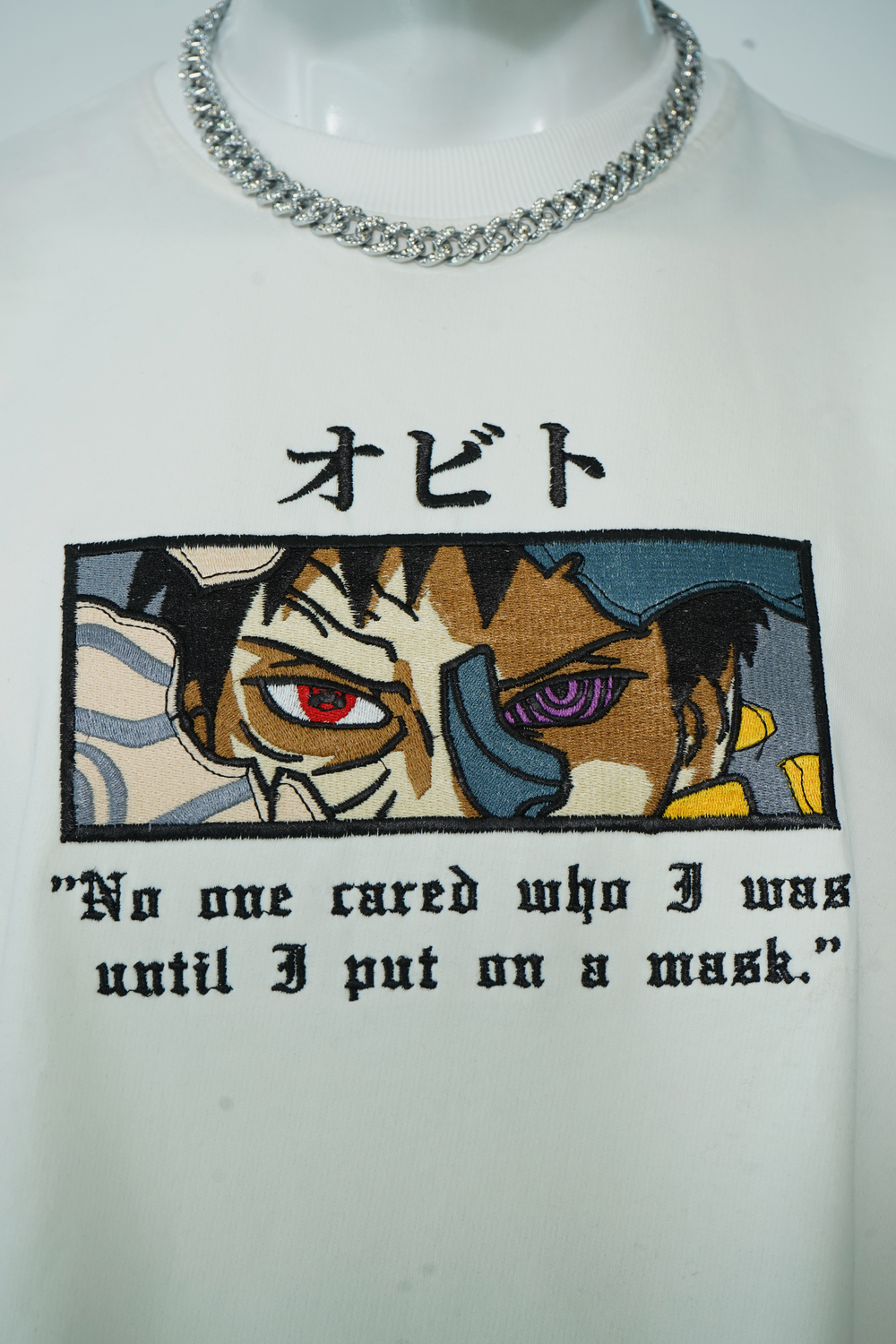 OBITO EMBROIDERY OVER-SIZED T SHIRT