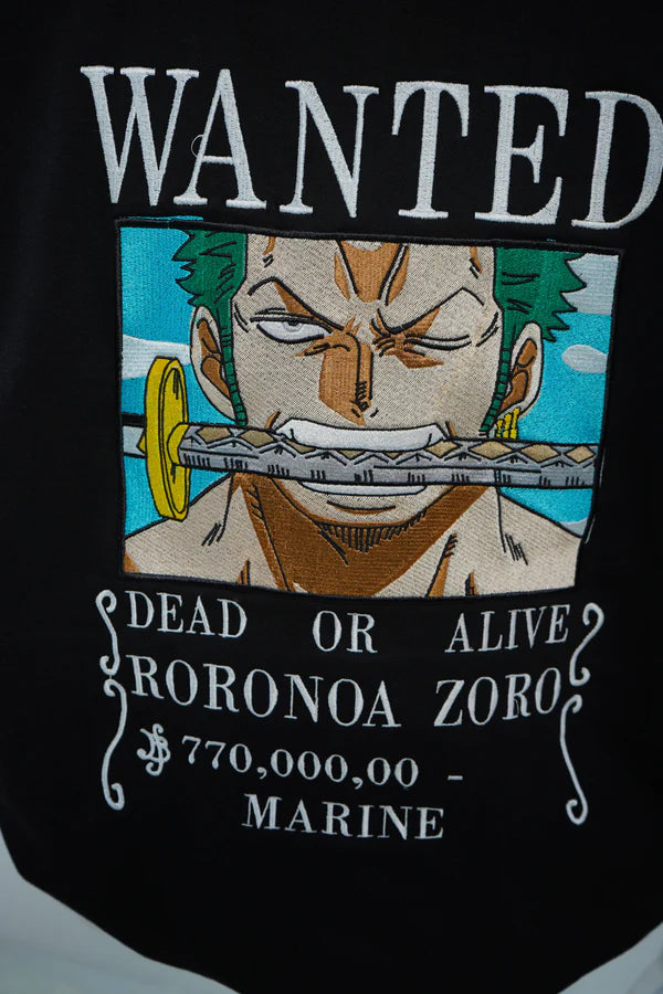 ZORO EMBROIDERY SWEATSHIRT - My Store