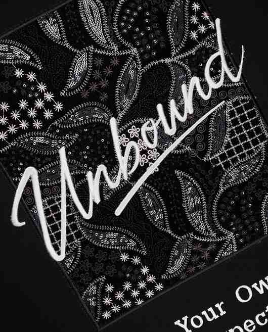 UNBOUND Appliqué Embroidery Oversized T-Shirt