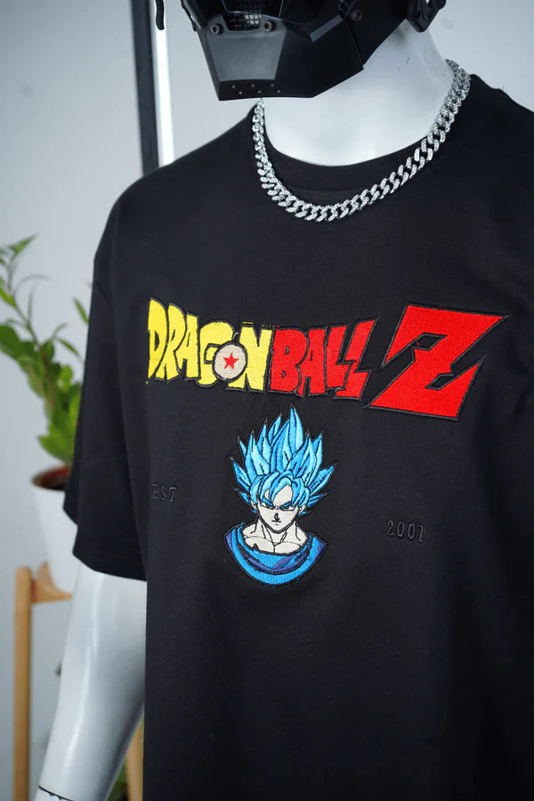 GOKU EMBROIDERY OVER-SIZED T SHIRT