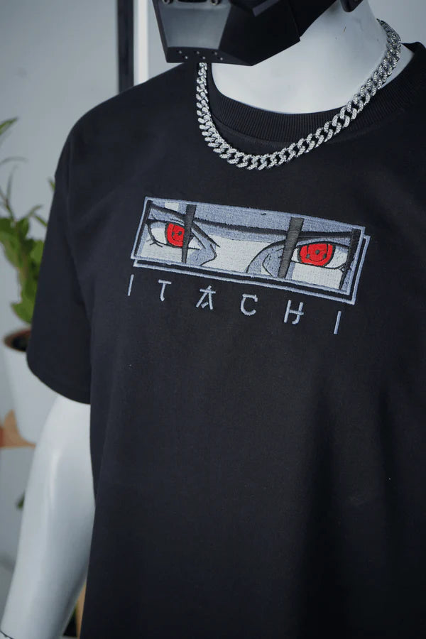 ITACHI EMBROIDERY OVER-SIZED T SHIRT