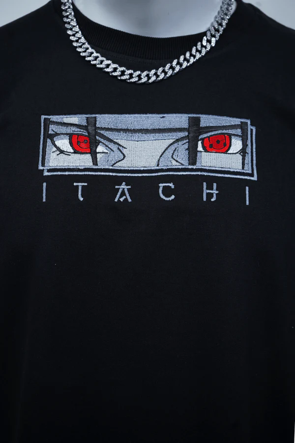 ITACHI EMBROIDERY OVER-SIZED T SHIRT