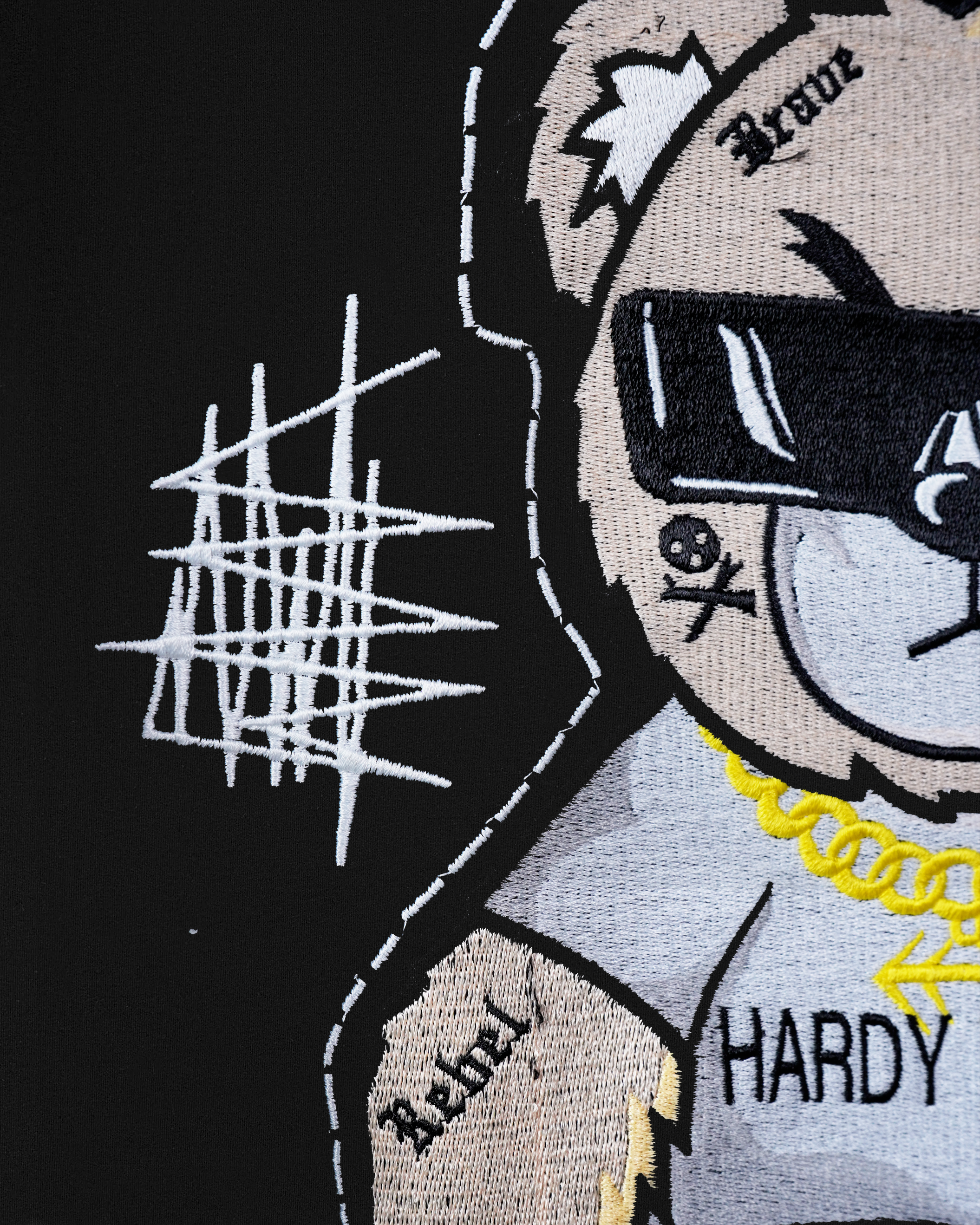 HARDY BEAR EMBROIDERED OVER-SIZED HOODIE