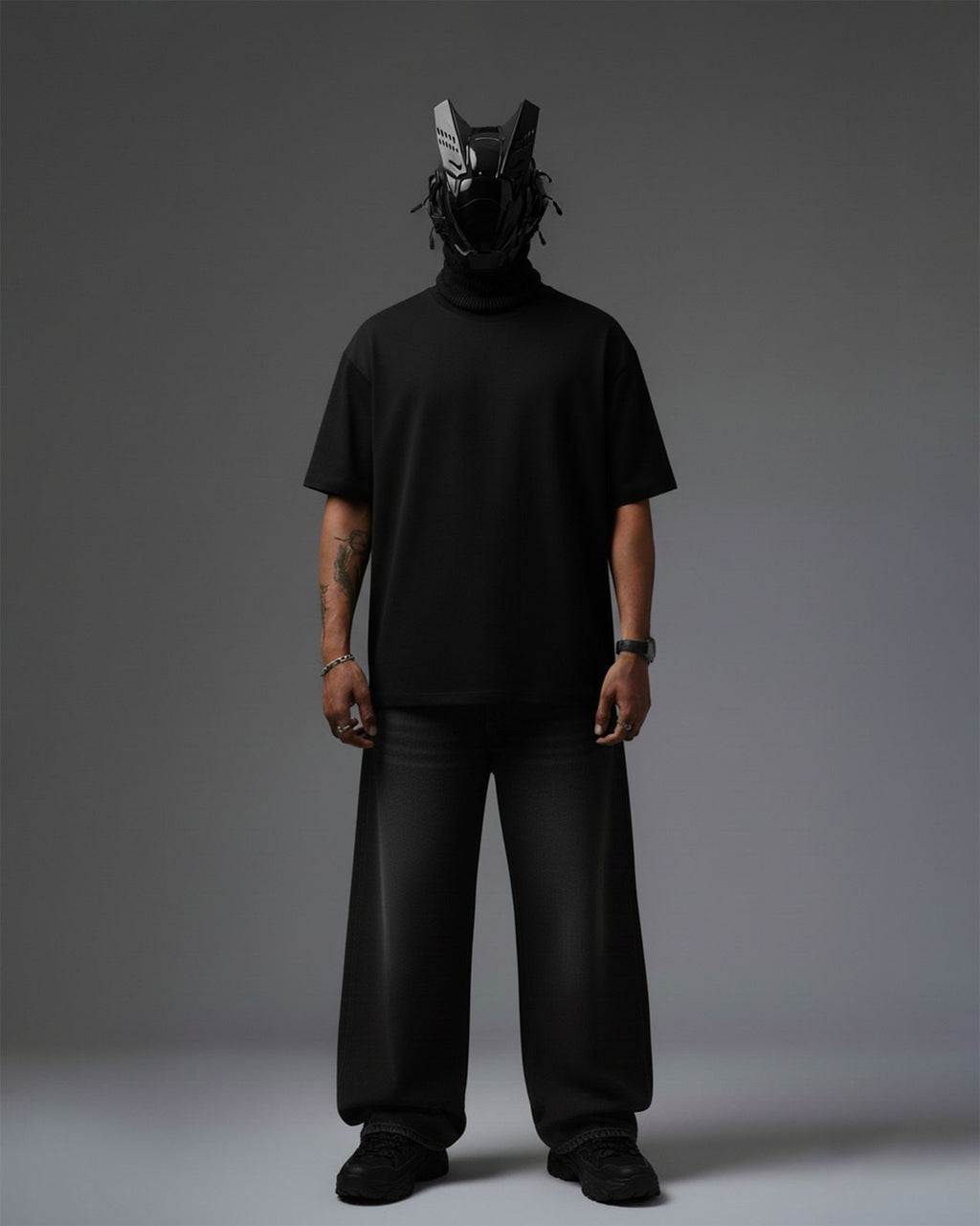 TRAPSTAR SKELETON EMBROIDERY OVER-SIZED T SHIRT