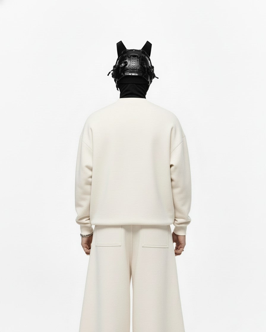 SPIDER APPLIQUE EMBROIDERY SWEATSHIRT