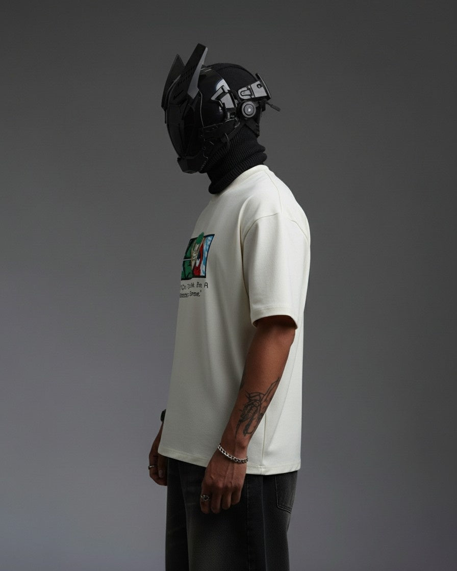 ZORO EMBROIDERY OVER-SIZED T SHIRT