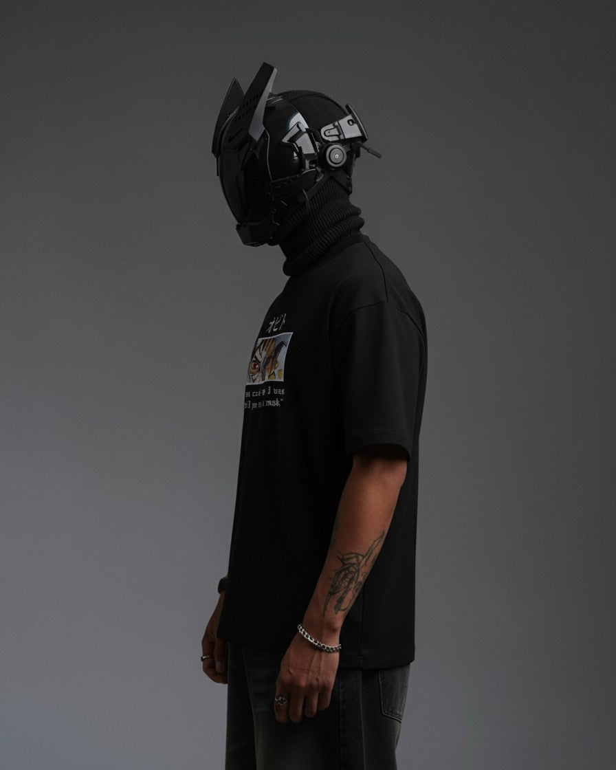 OBITO EMBROIDERY OVER-SIZED T SHIRT