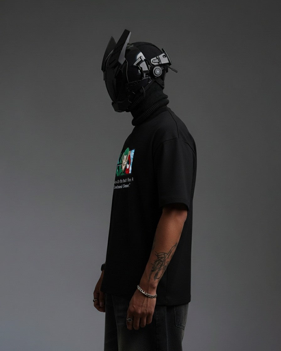 ZORO EMBROIDERY OVER-SIZED T SHIRT