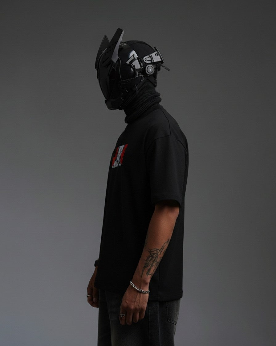 SUKUNA EMBROIDERY OVERSIZED T SHIRT