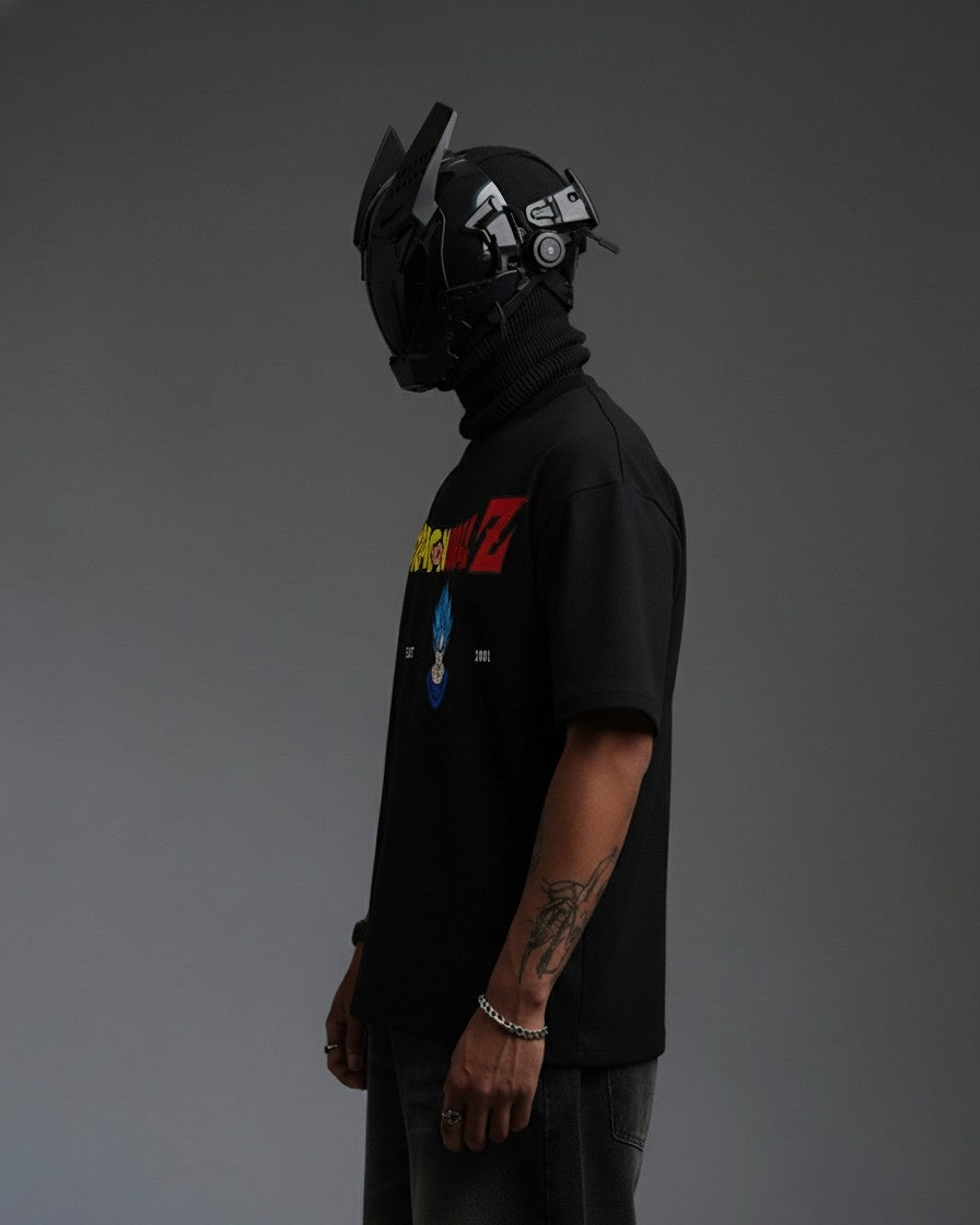 GOKU EMBROIDERY OVER-SIZED T SHIRT