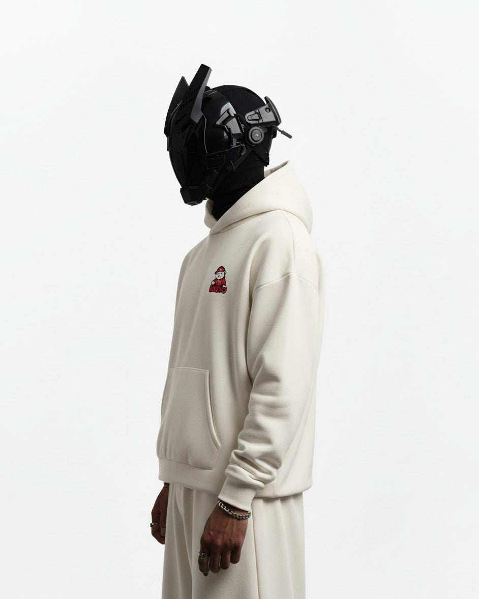 MARLBORO EMBROIDERED OVER-SIZED HOODIE