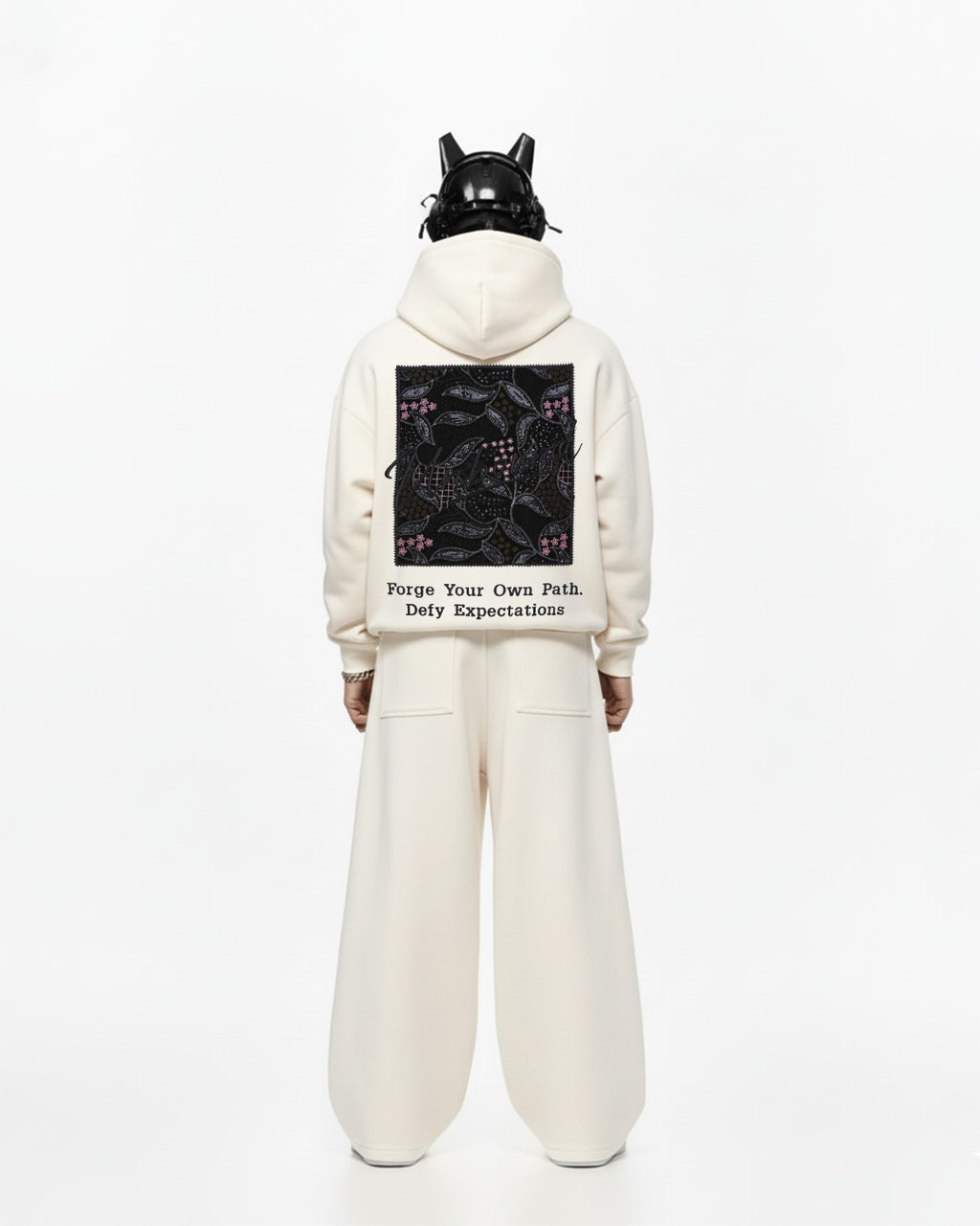 Unbound Applique Embroidery Oversized Hoodie