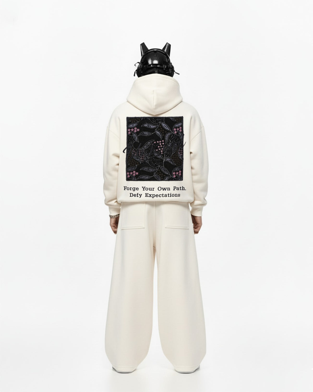 Unbound Applique Embroidery Oversized Hoodie