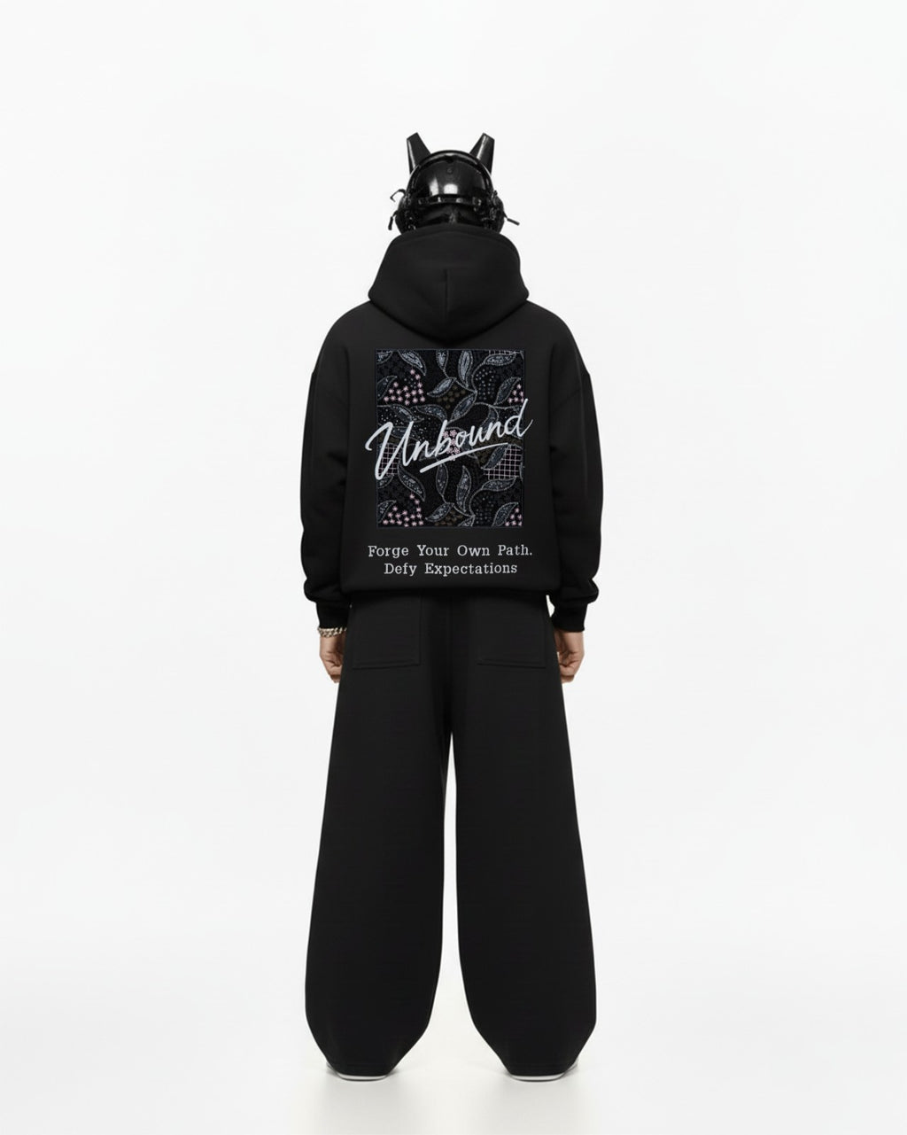 Unbound Applique Embroidery Oversized Hoodie