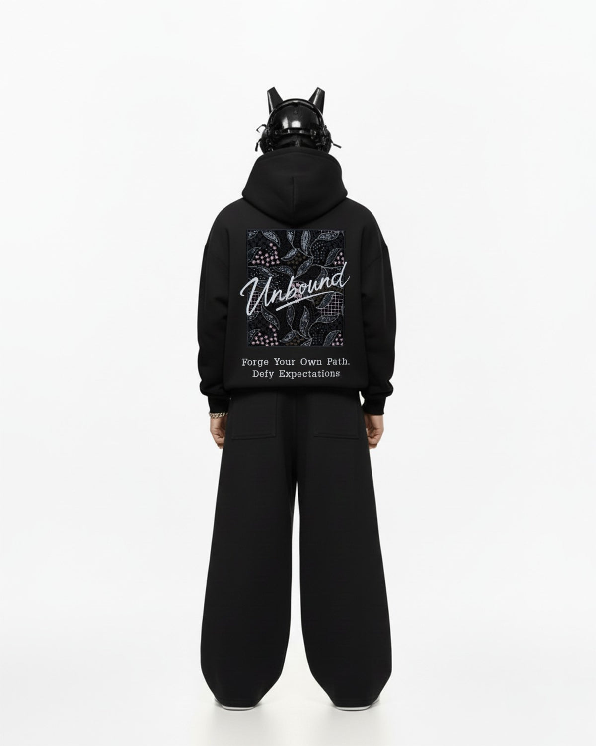 Unbound Applique Embroidery Oversized Hoodie
