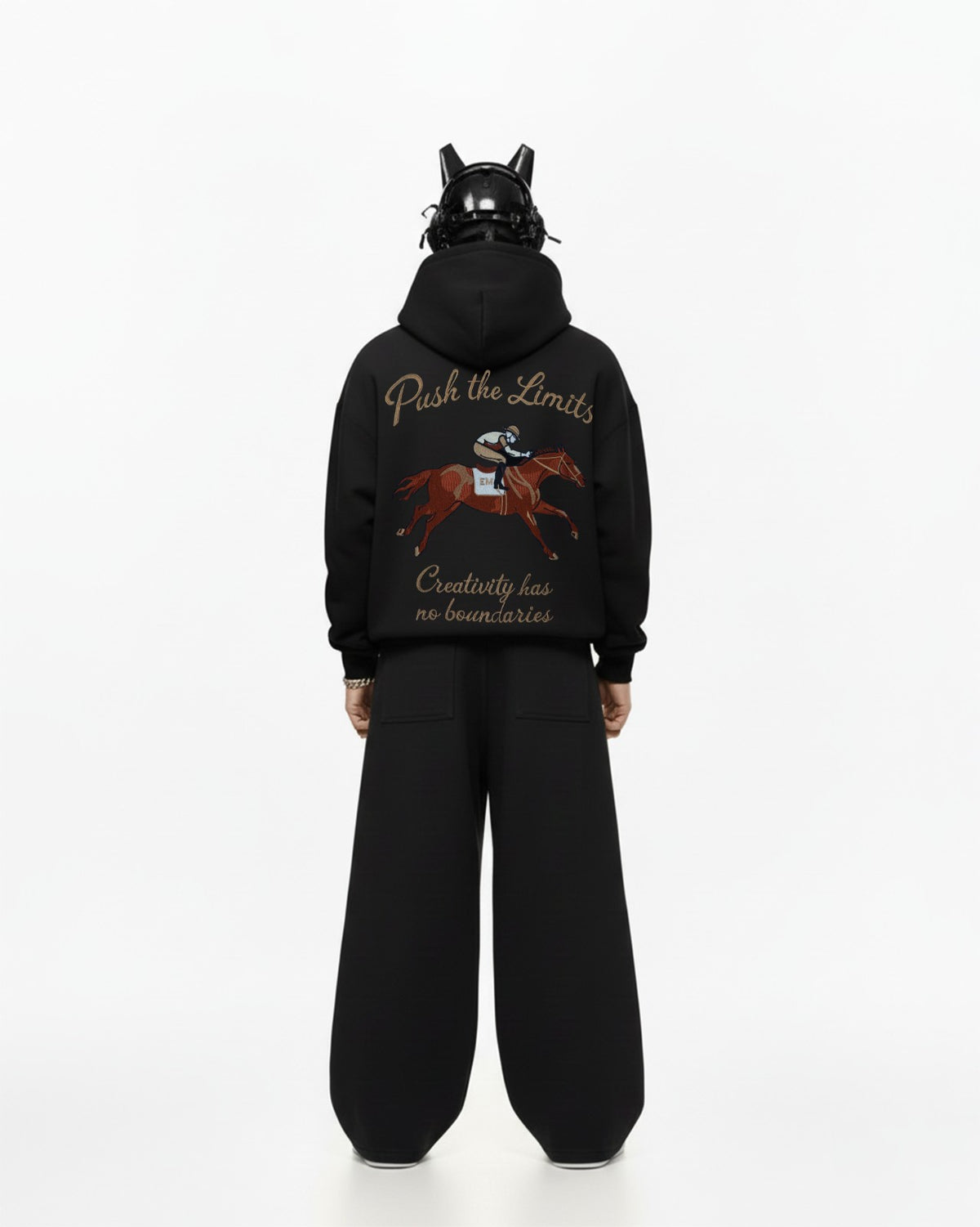 Horse Legacy Embroidery Oversized Hoodie