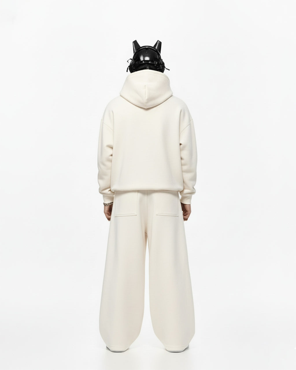 EMRYO DICE APPLIQUE EMBROIDERED HOODIE