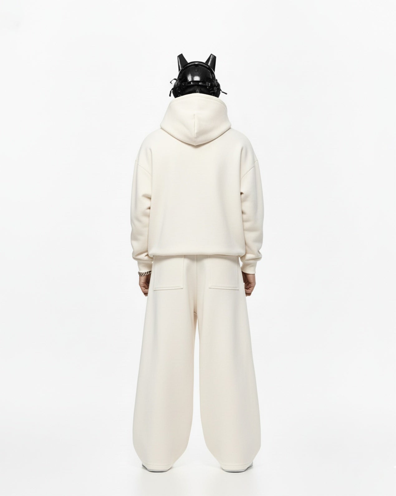 DICE APPLIQUE EMBROIDERED OVER-SIZED HOODIE