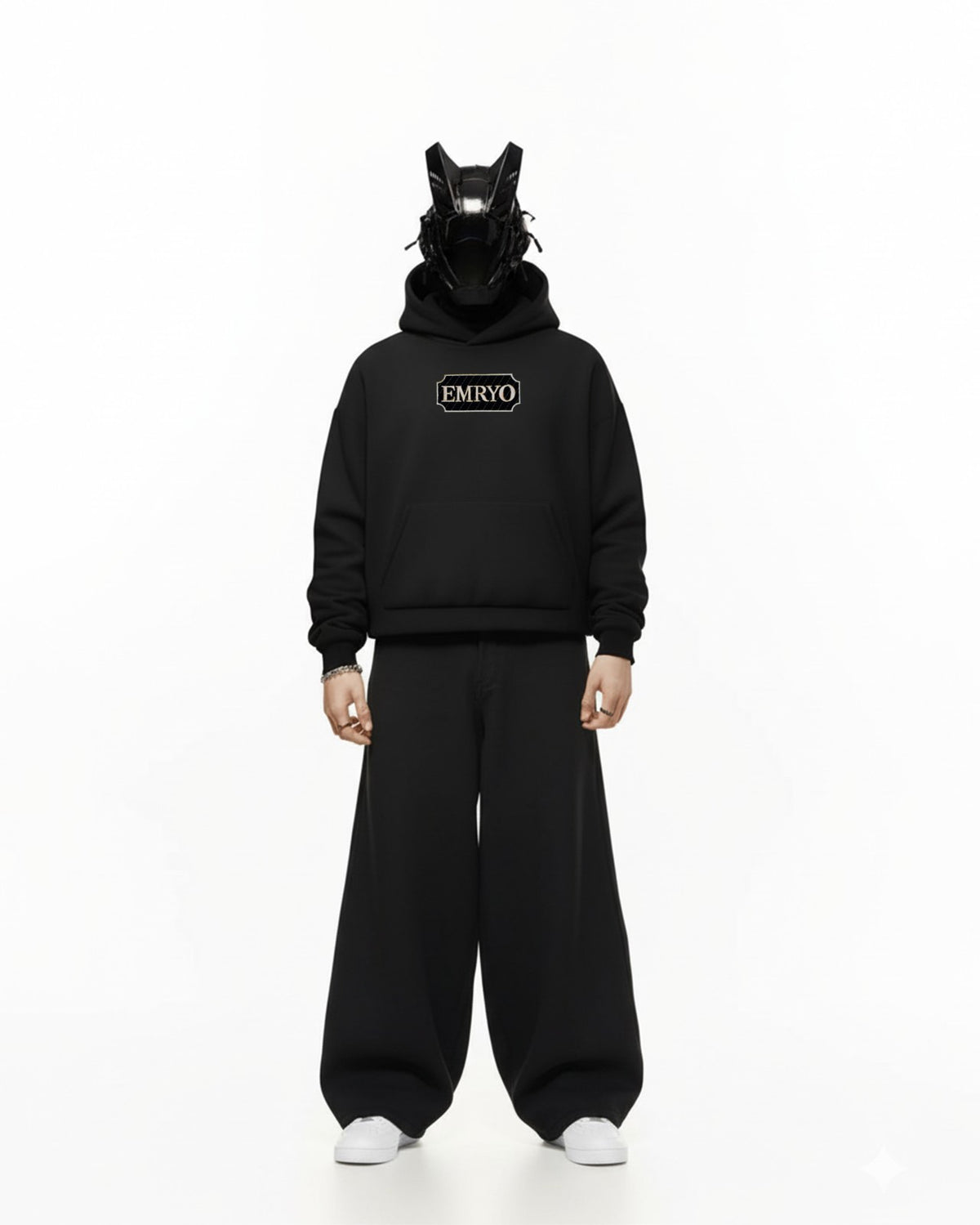 Amazon Cobra Embroidery Oversized Hoodie