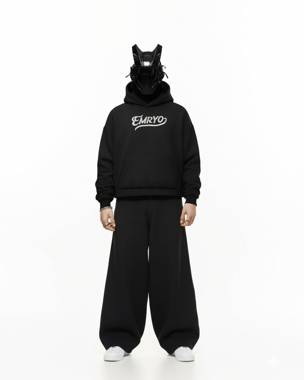 52 Applique Embroidery Oversized Hoodie