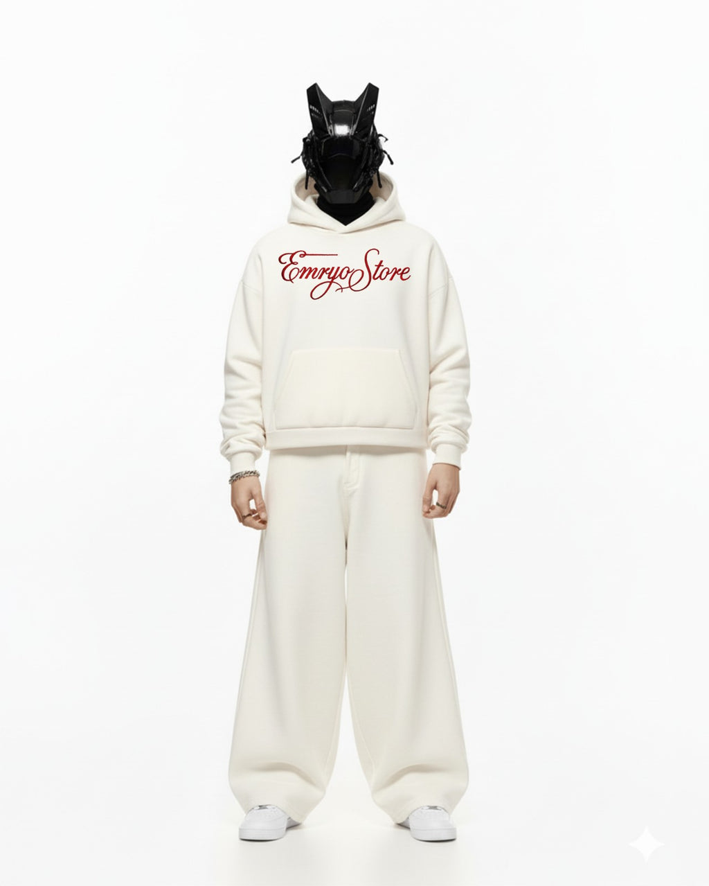Vendetta Snake Embroidery Oversized Hoodie
