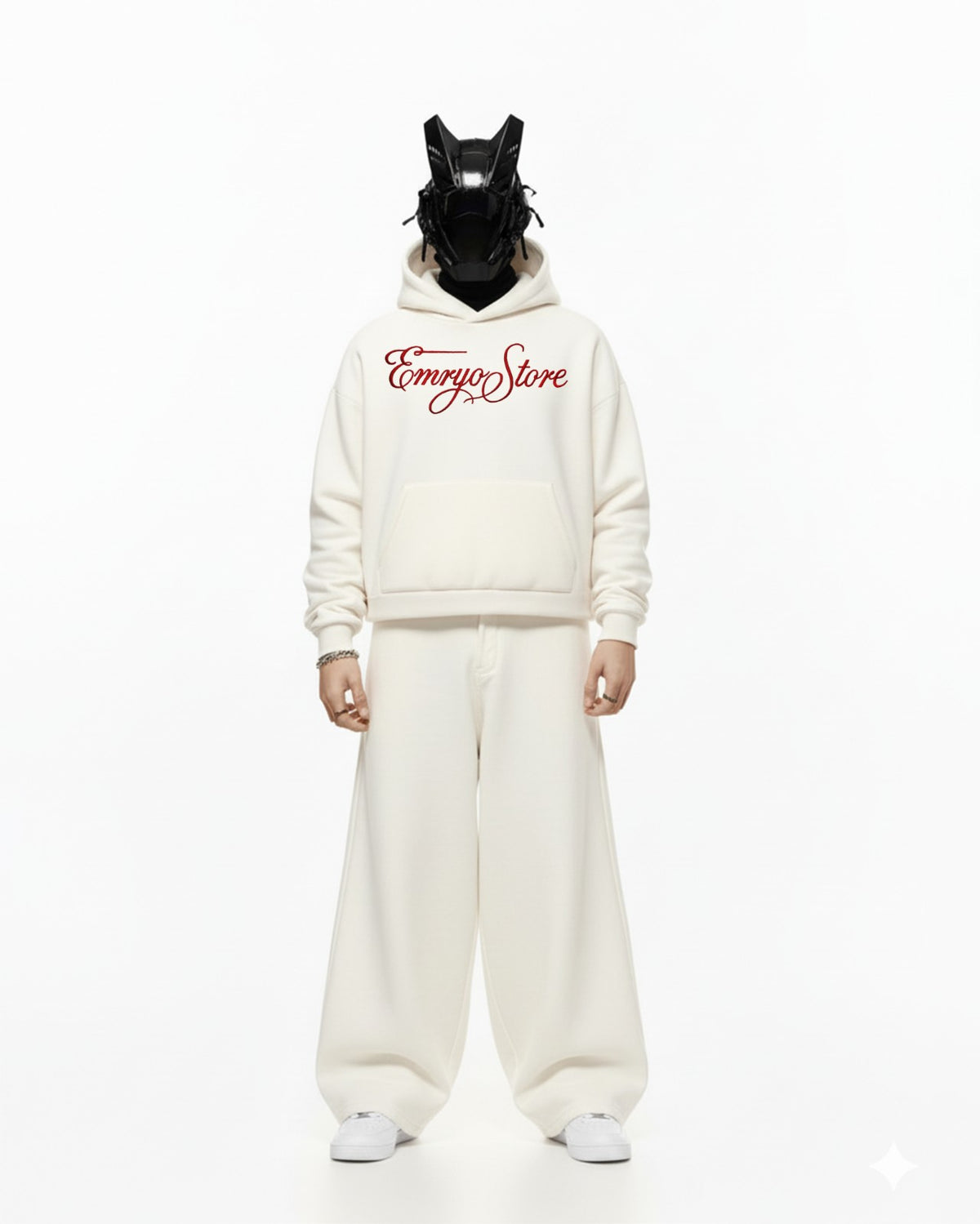 Vendetta Snake Embroidery Oversized Hoodie