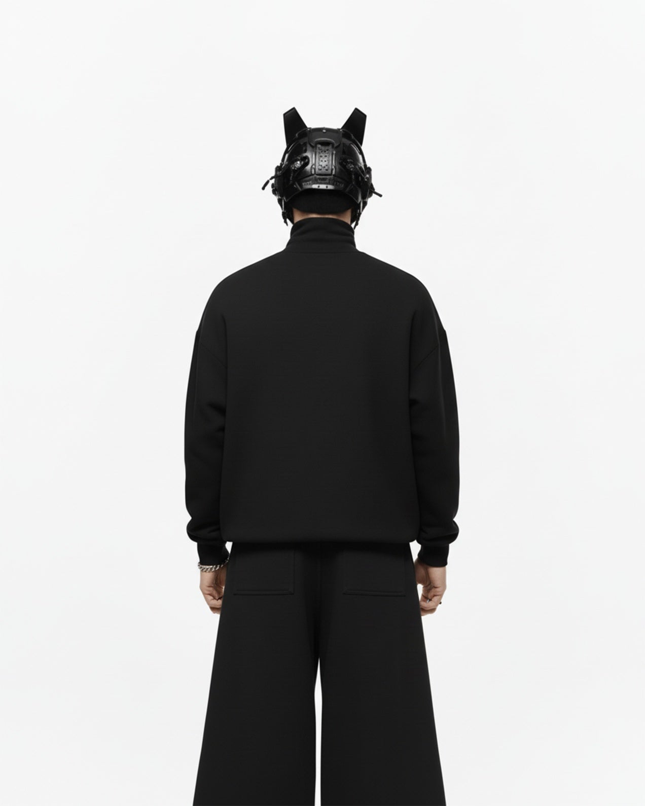 SPIDER APPLIQUE EMBROIDERY SWEATSHIRT