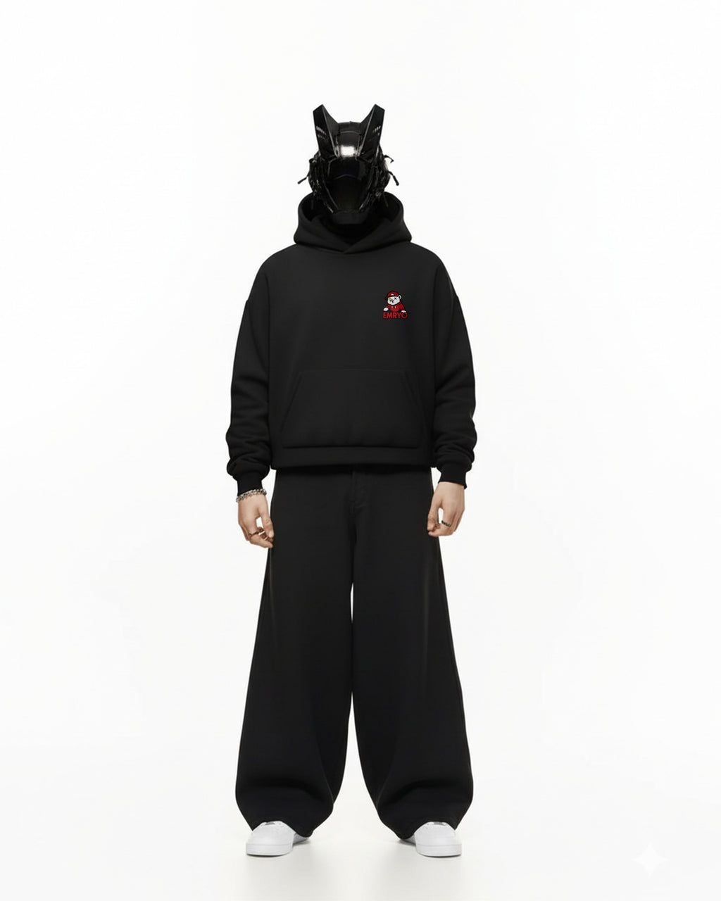 MARLBORO EMBROIDERED OVER-SIZED HOODIE