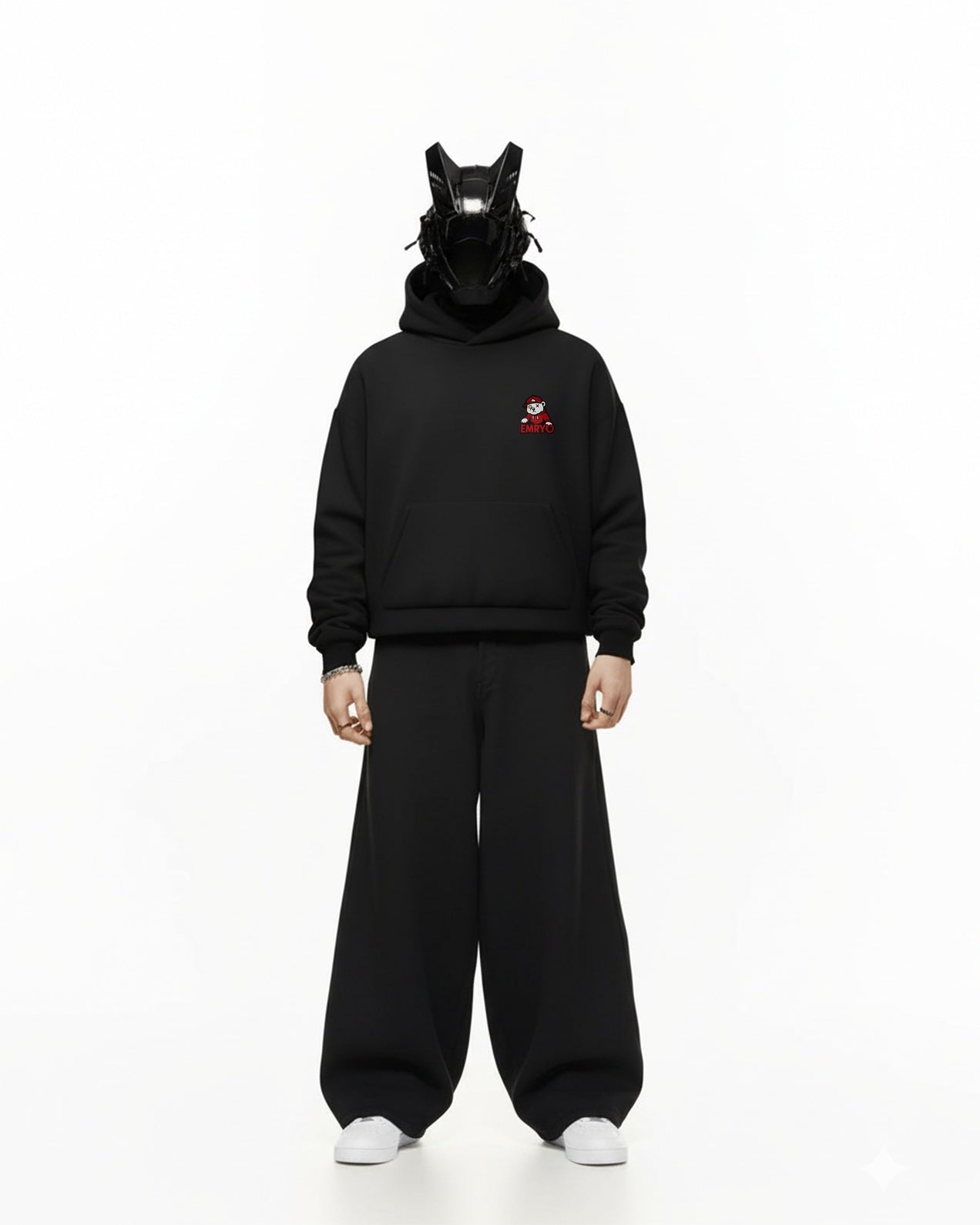 MARLBORO EMBROIDERED OVER-SIZED HOODIE