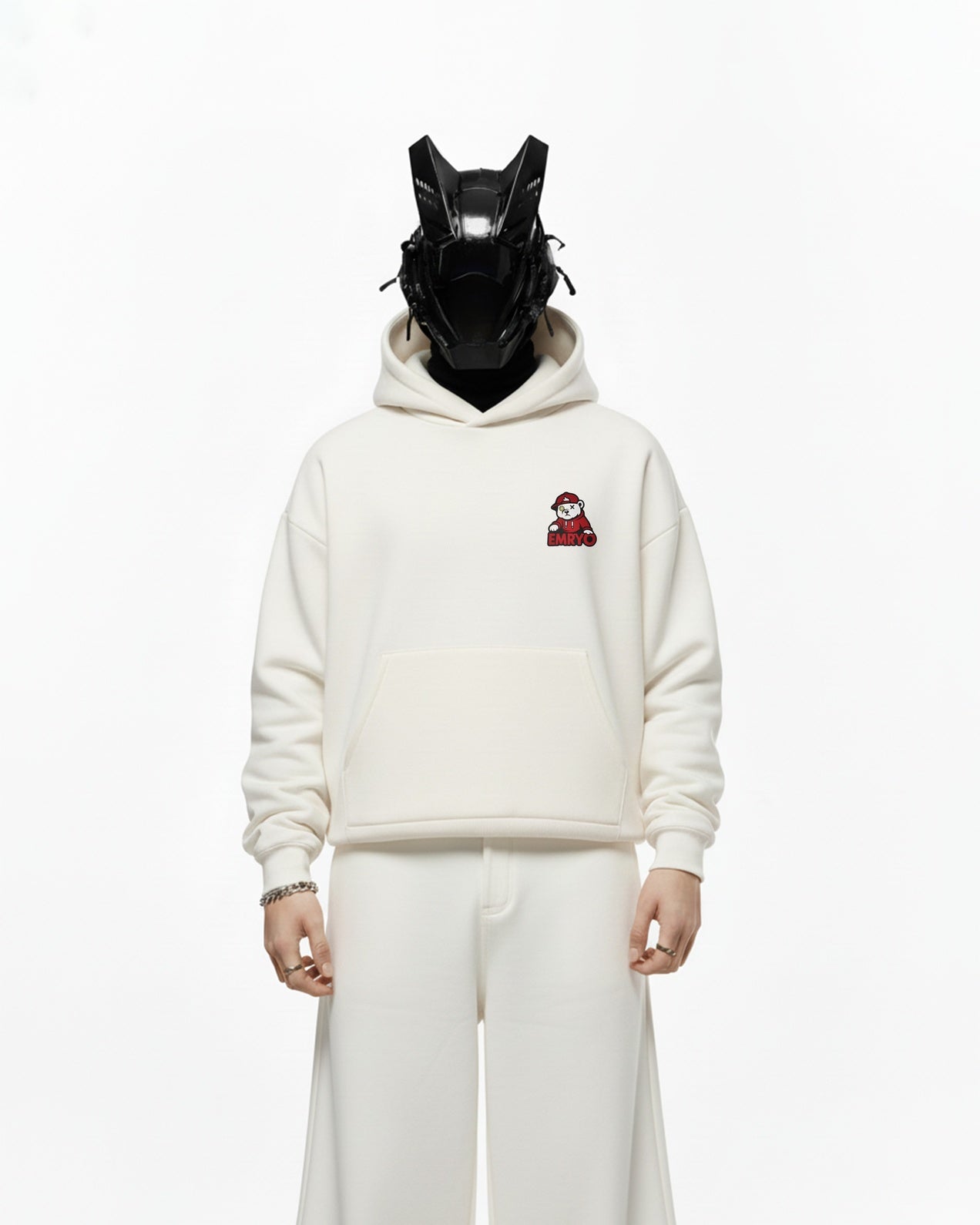 MARLBORO EMBROIDERED OVER-SIZED HOODIE