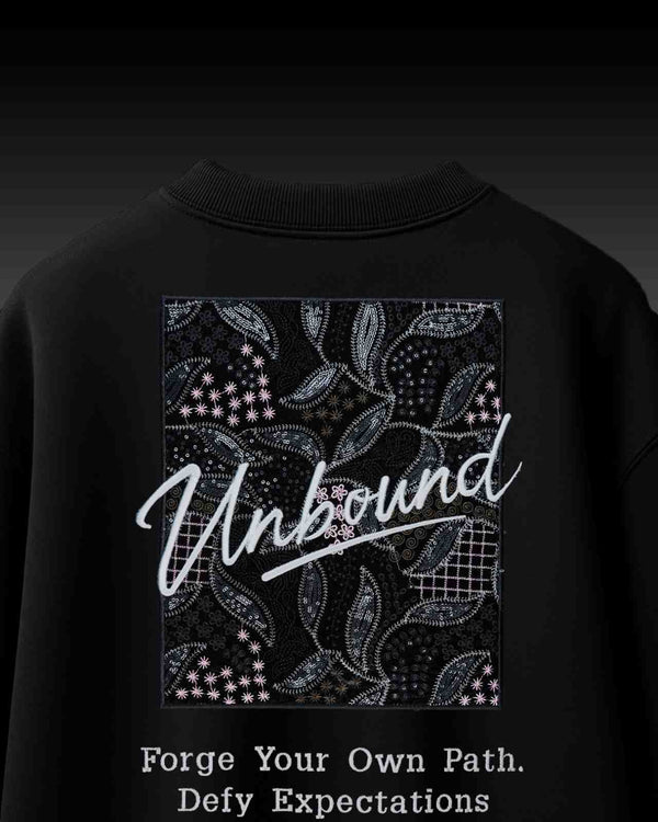 UNBOUND Appliqué Embroidery Oversized T-Shirt