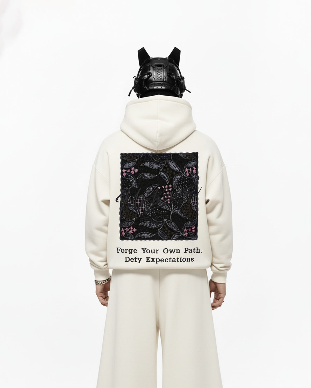 Unbound Applique Embroidery Oversized Hoodie