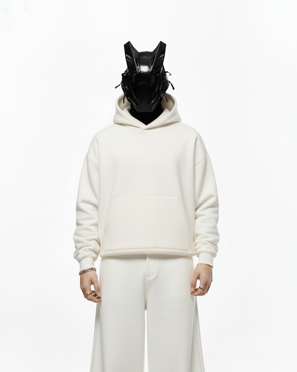 COOL BEAR EMBROIDERED OVERSIZED HOODIE