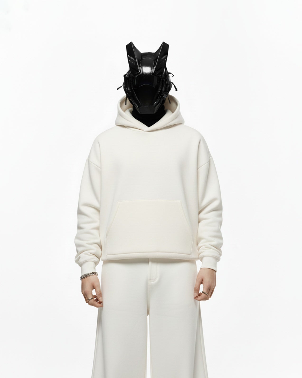 COOL BEAR EMBROIDERED OVERSIZED HOODIE