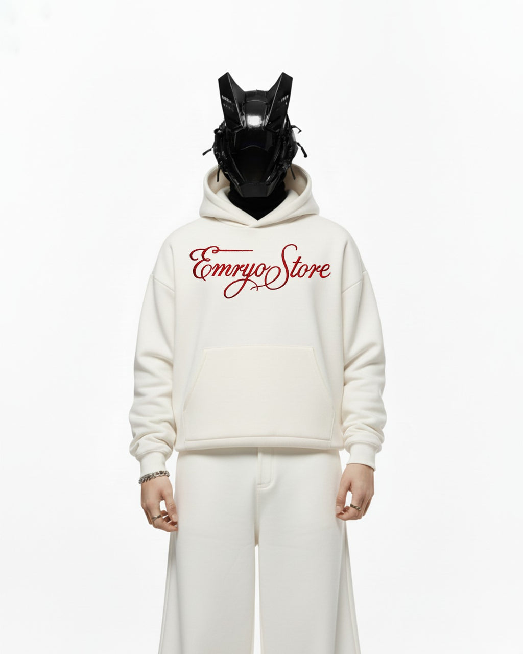 Vendetta Snake Embroidery Oversized Hoodie