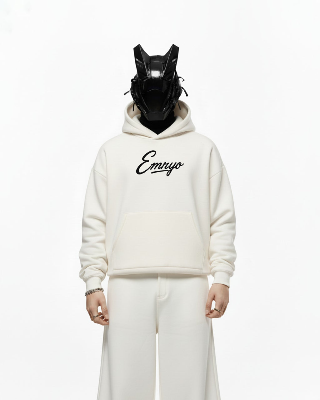 Tom and Jerry Embroidery Oversized Hoodie