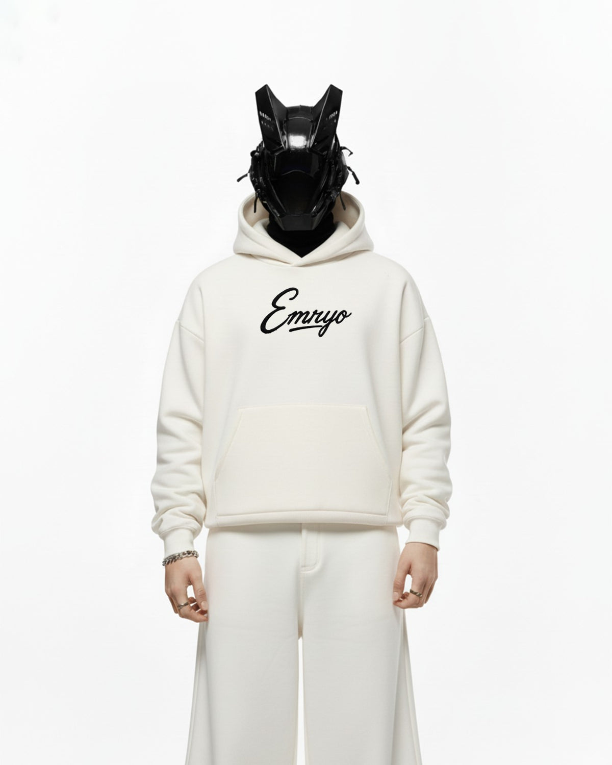 Tom and Jerry Embroidery Oversized Hoodie