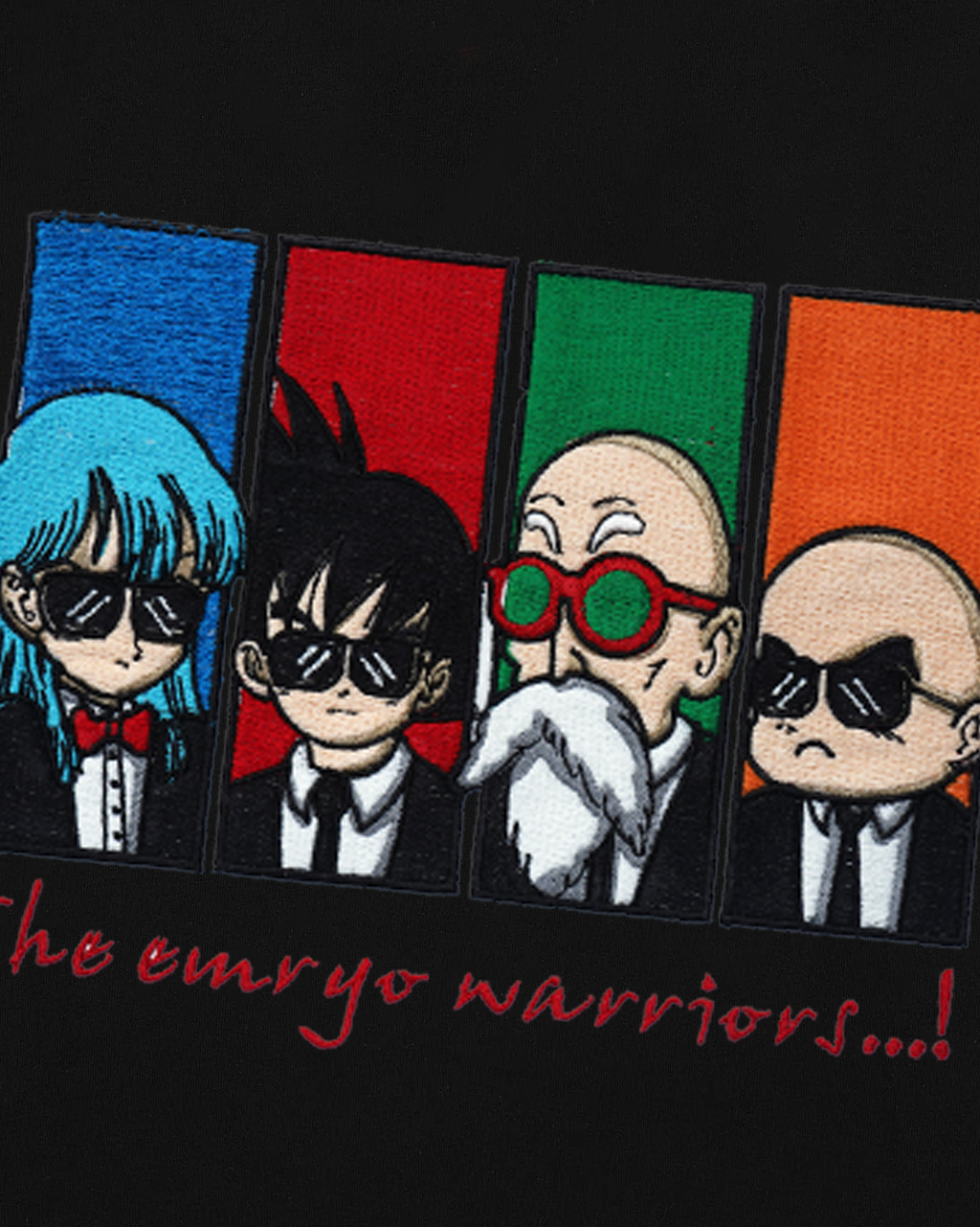 EMRYO WARRIORS EMBROIDERY OVER-SIZED T SHIRT