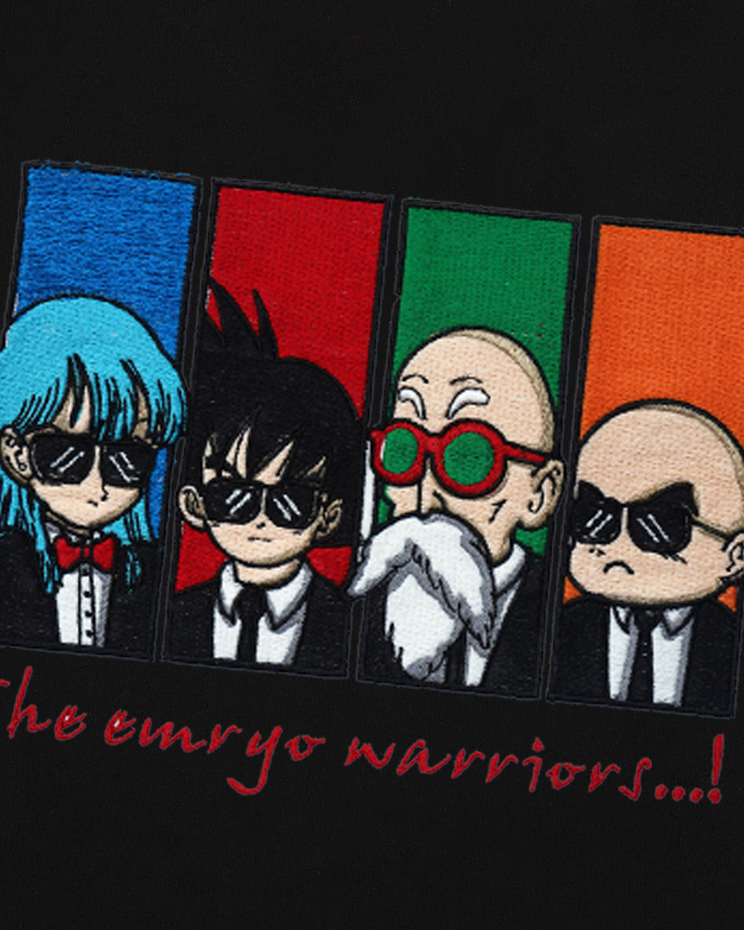 EMRYO WARRIORS EMBROIDERY OVER-SIZED T SHIRT